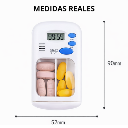 MediTimer Pro™ | Pastillero Digital con Alarma Inteligente